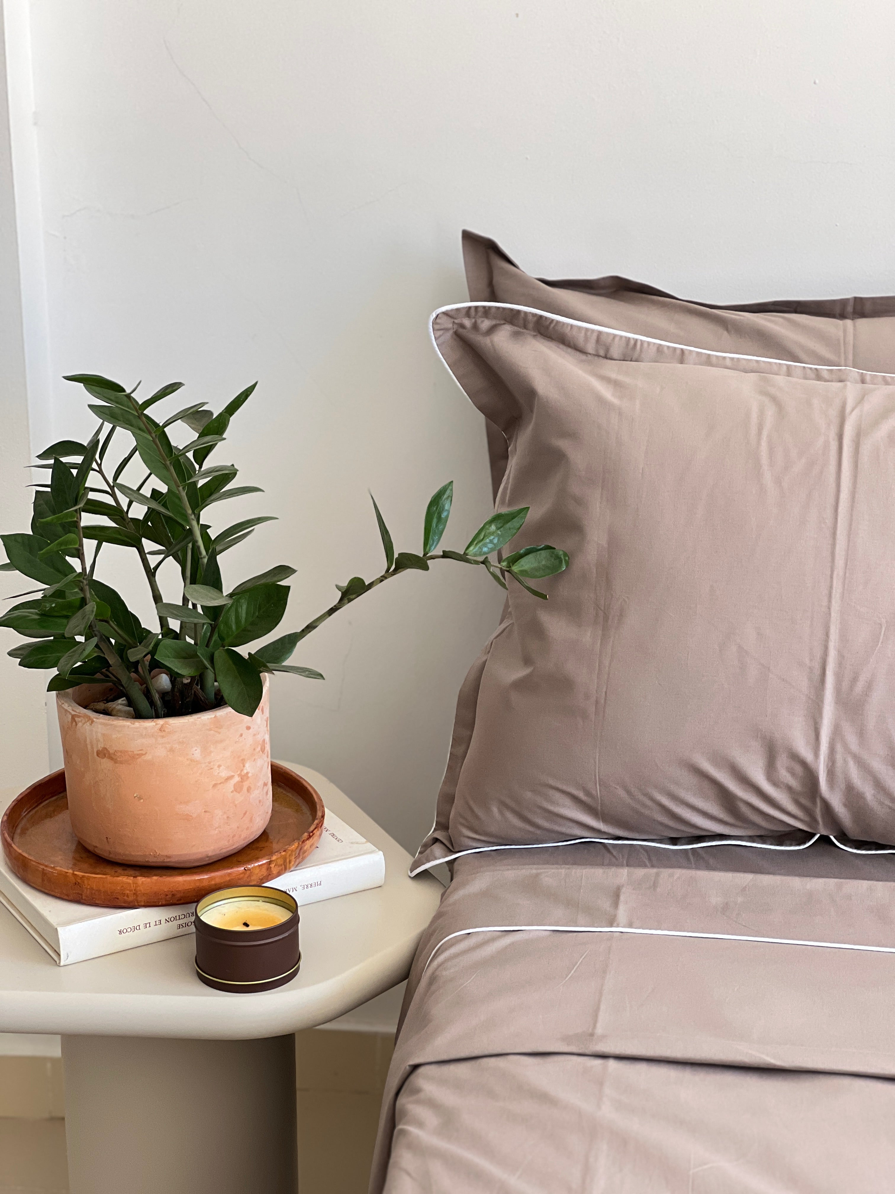 Parure Espresso - 100% coton