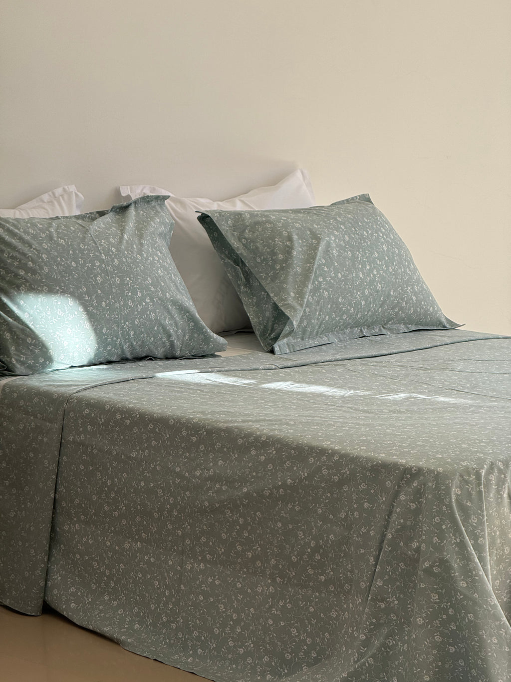 Parure Fleur d'été - 100% coton