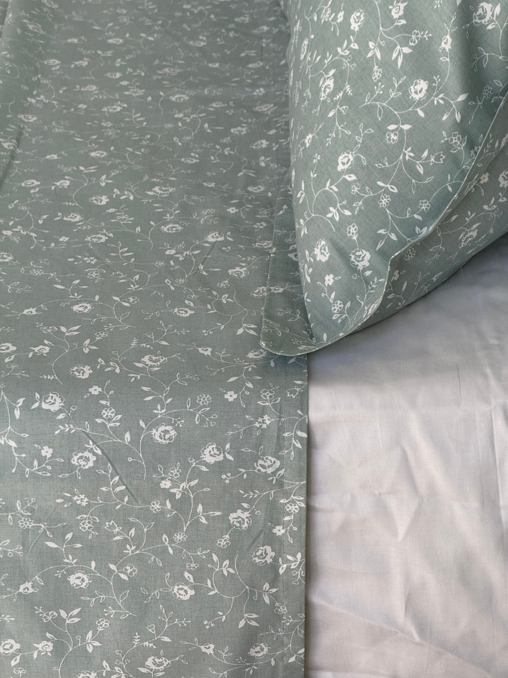 Parure Fleur d'été - 100% coton