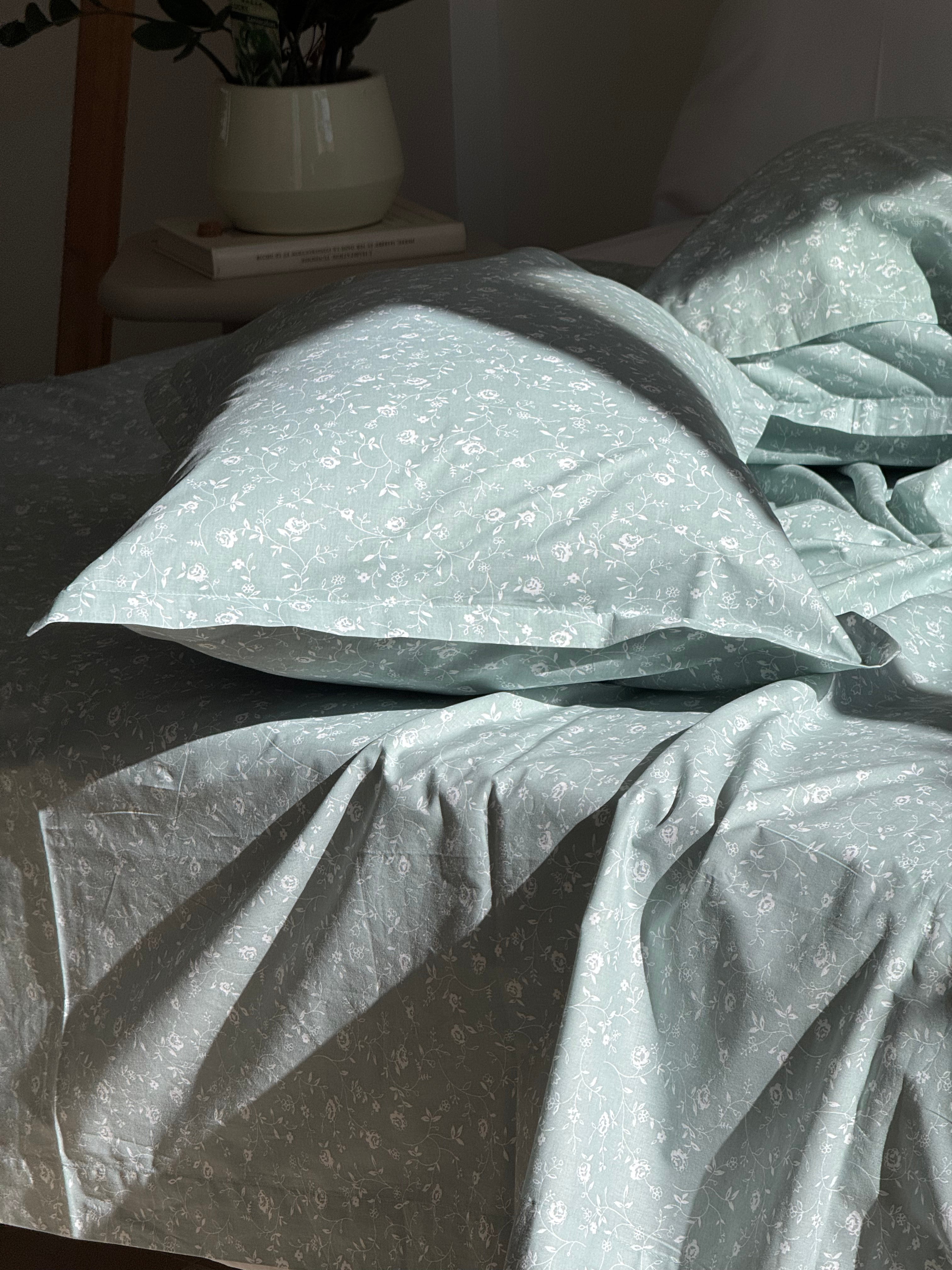 Parure Fleur d'été - 100% coton