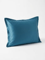 Taies d'oreiller - Bleu Turquoise - Satin de coton